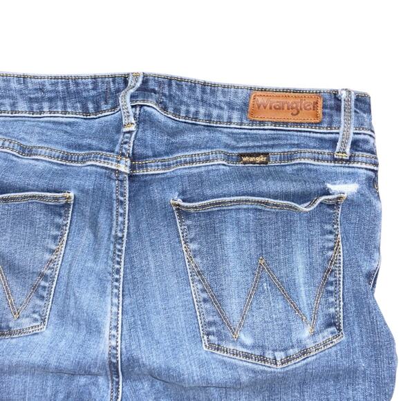 Wrangler Women Bold Boot Denim Jeans High Rise Size 34 Long Cowboy Rodeo - Picture 4 of 5